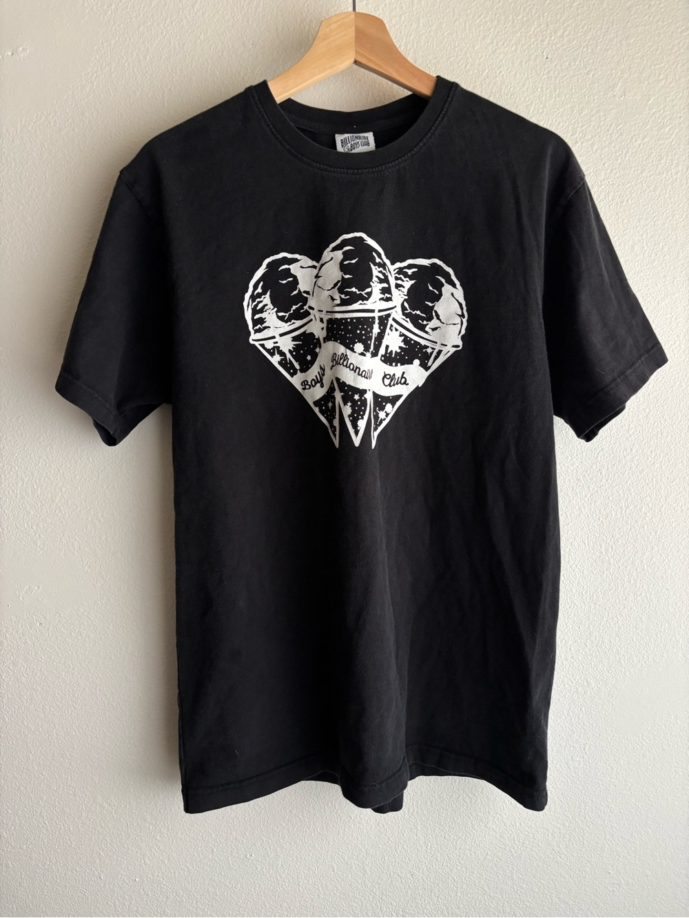 Billionaire Boys Club BBC Space Cones Tee Black L Ice Cream Astronaut Pharrell